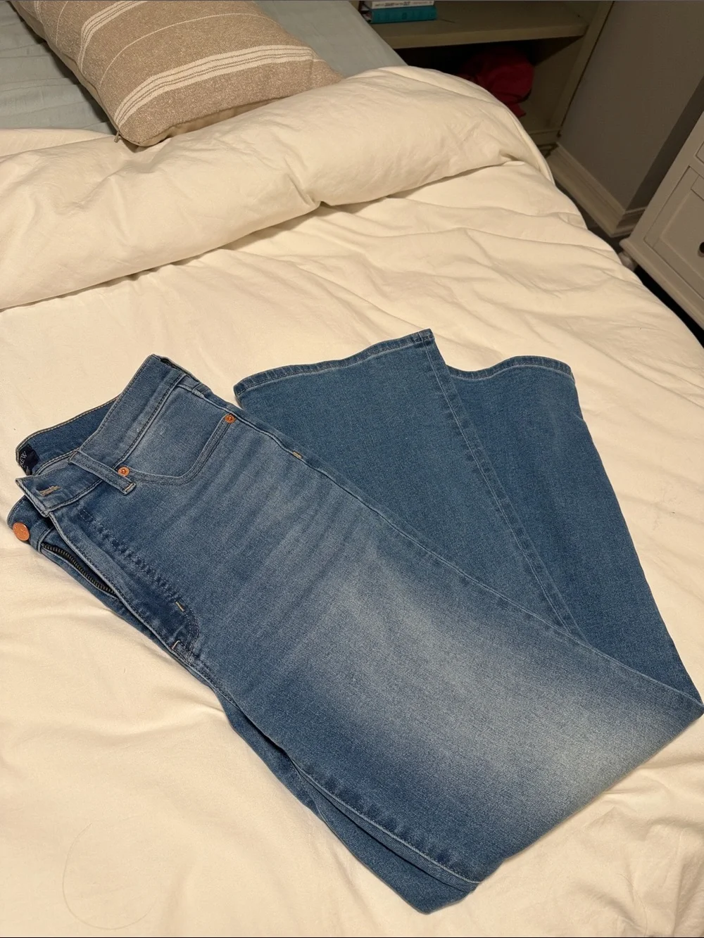 J. Crew Women’s Blue Ankle Flare Jeans S28
